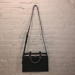 Tory Burch black and white satchel